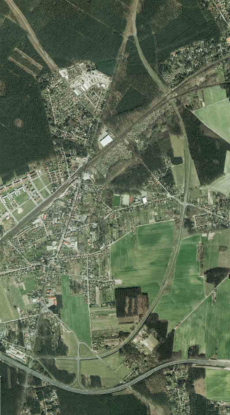 die fertige Umgehungsstraße