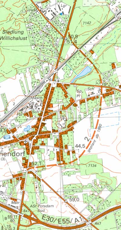 Umgehungsstrasse, Planung 1989