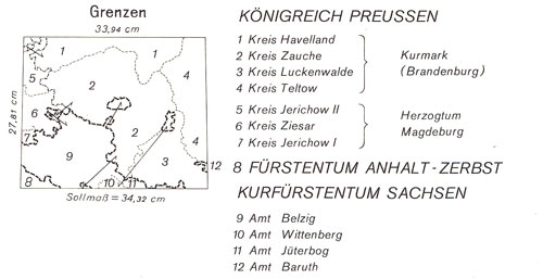 Karte von 1800