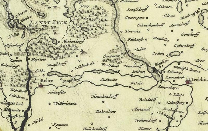 Karte von 1721