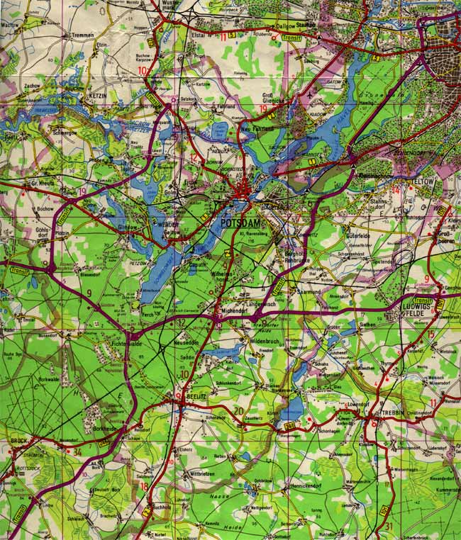 DDR Kreis Potsdam-Land ab 1952