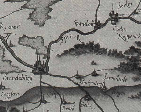 Karte von 1573