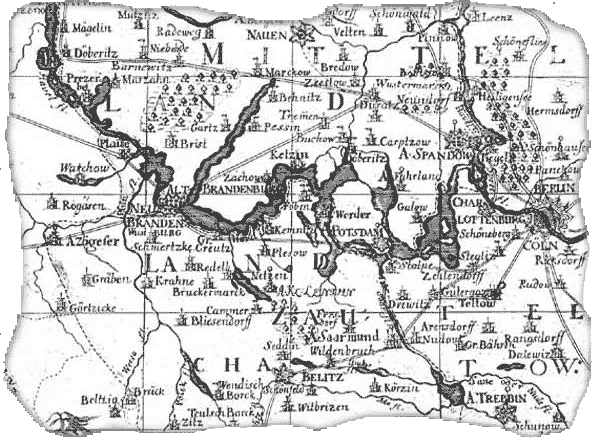 Karte von 1724